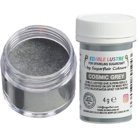 colorante alimentare-argento-in-polvere-cosmic-grey-sugarflair