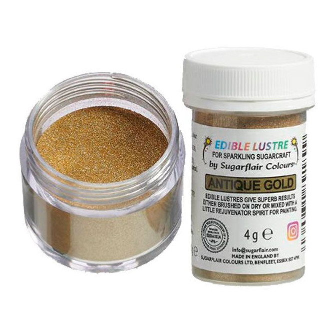 cibo in polvere-oro-glitter