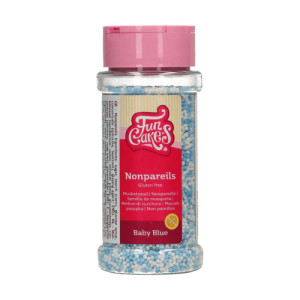 Mini palline di zucchero celeste