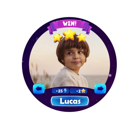 gioco tondo fotocommestibile