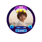 gioco tondo fotocommestibile