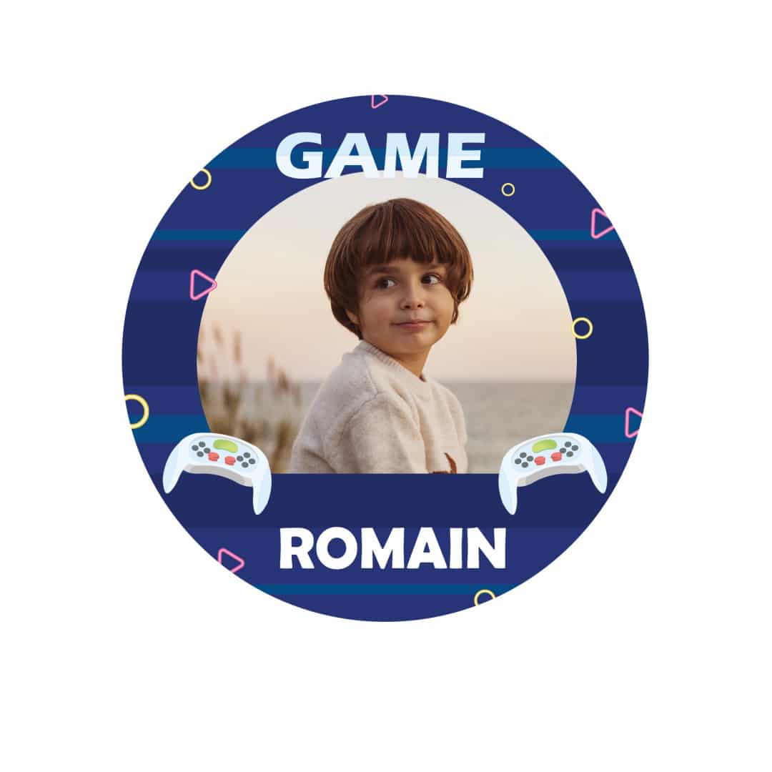 videogioco tondo fotocommestibile
