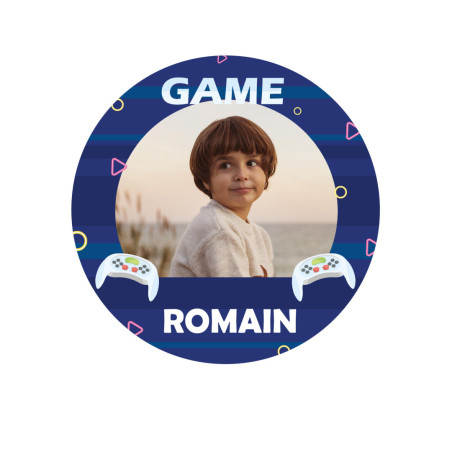 videogioco tondo fotocommestibile