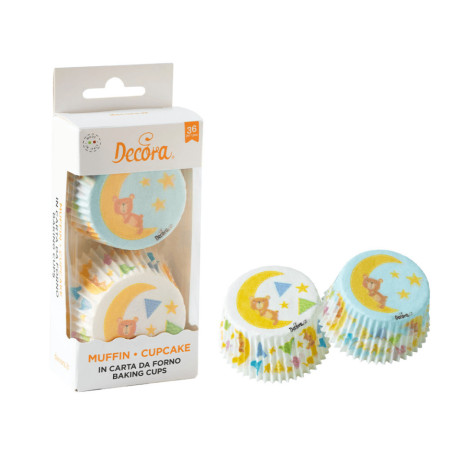 Scatole per cupcake a forma di orsetto
