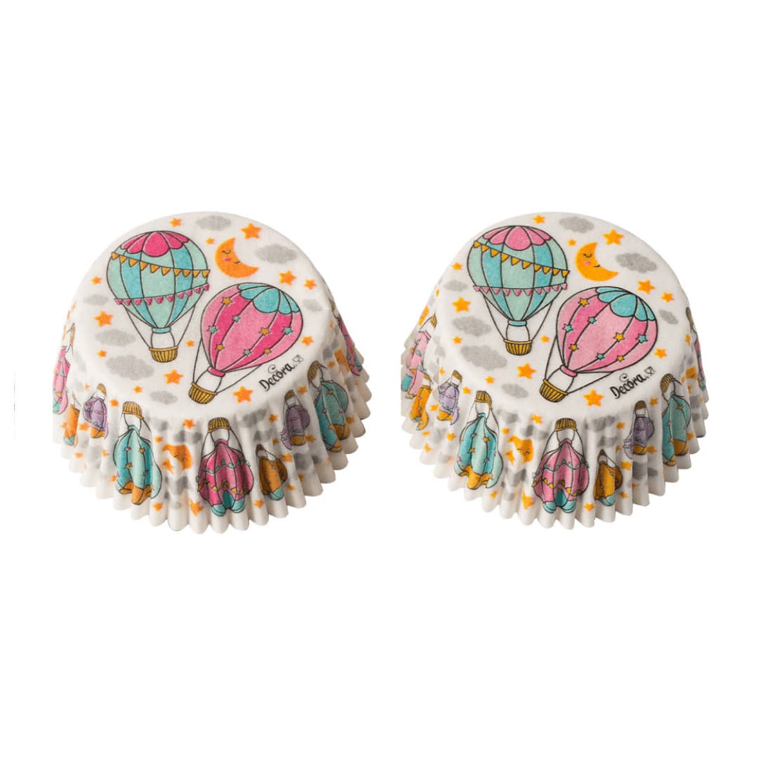 scatole per cupcake e mongolfiere