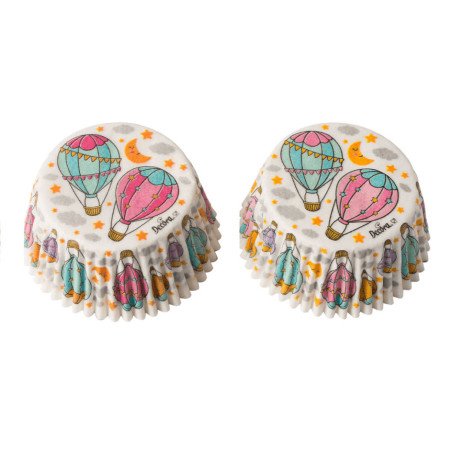 scatole per cupcake e mongolfiere