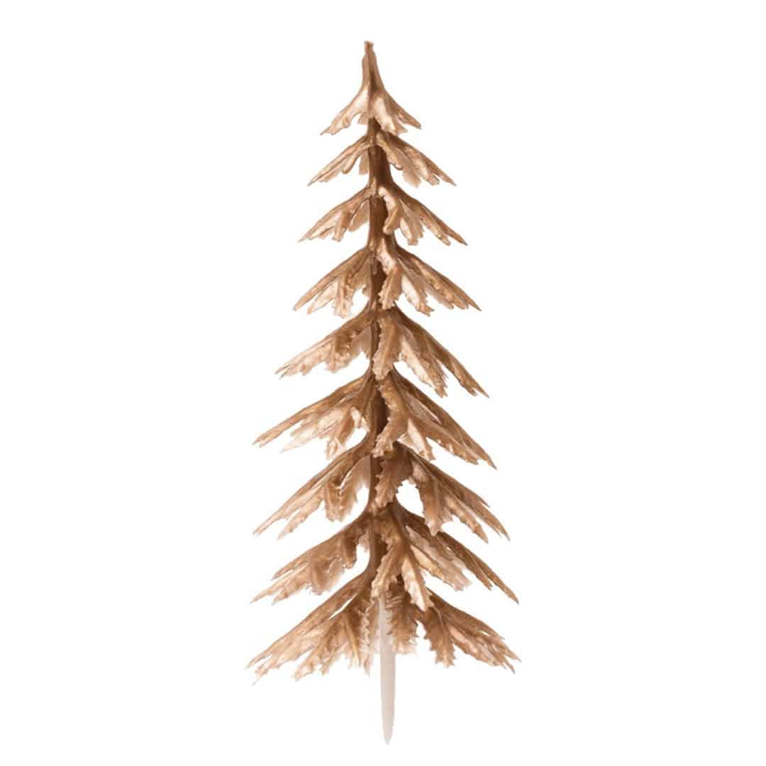 10 picconi per alberi di bronzo in legno di Natale