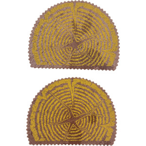 2 punte wafer effetto legno