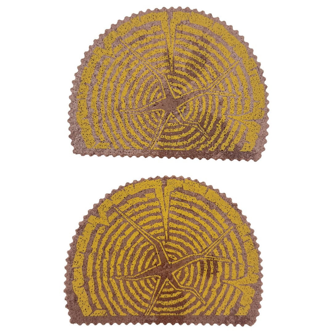 2 punte wafer effetto legno