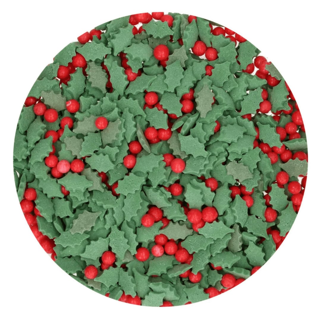 confettini di agrifoglio di Natale
