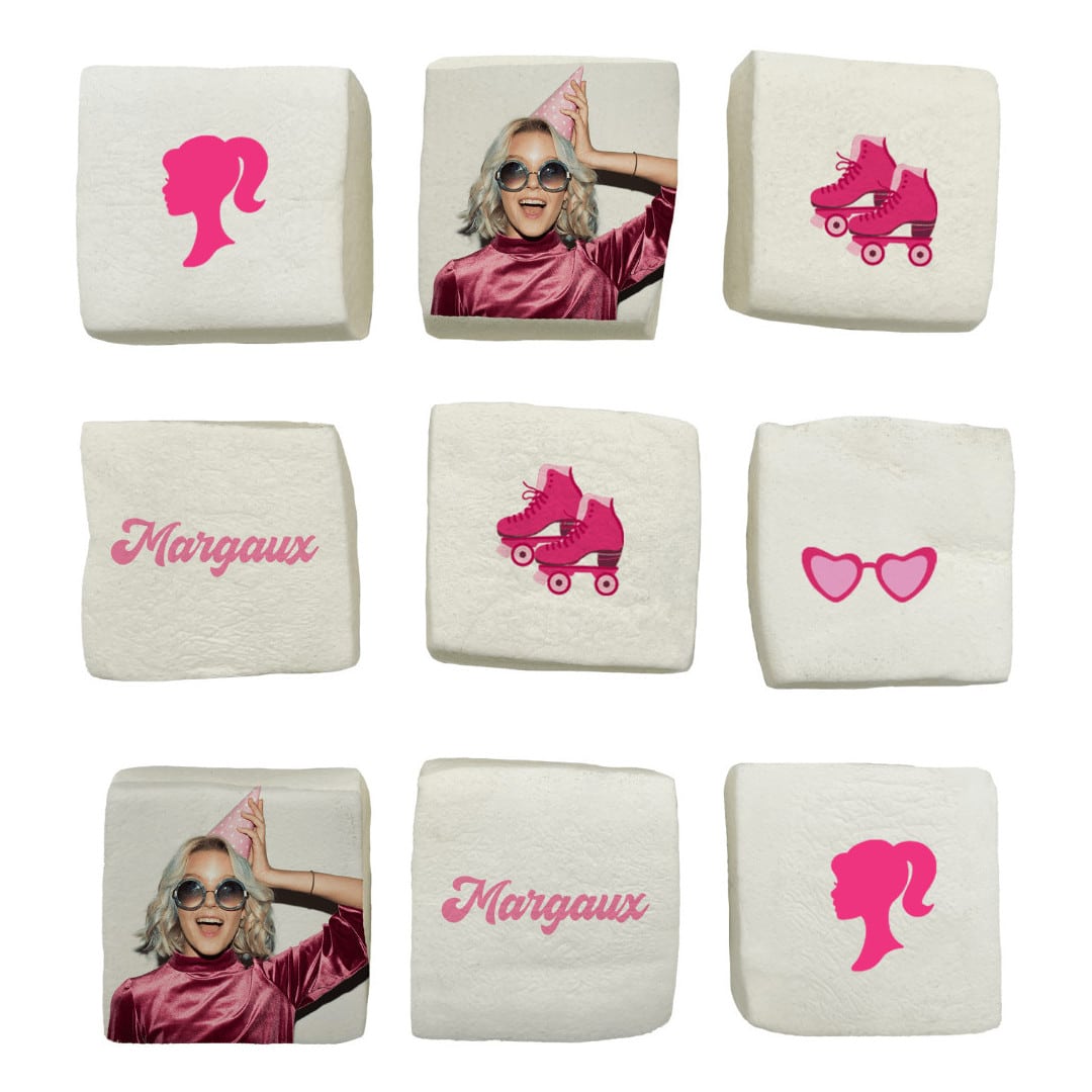marshmallow personalizzati a tema bambola