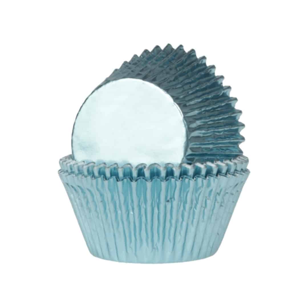 Scatole per cupcake azzurre