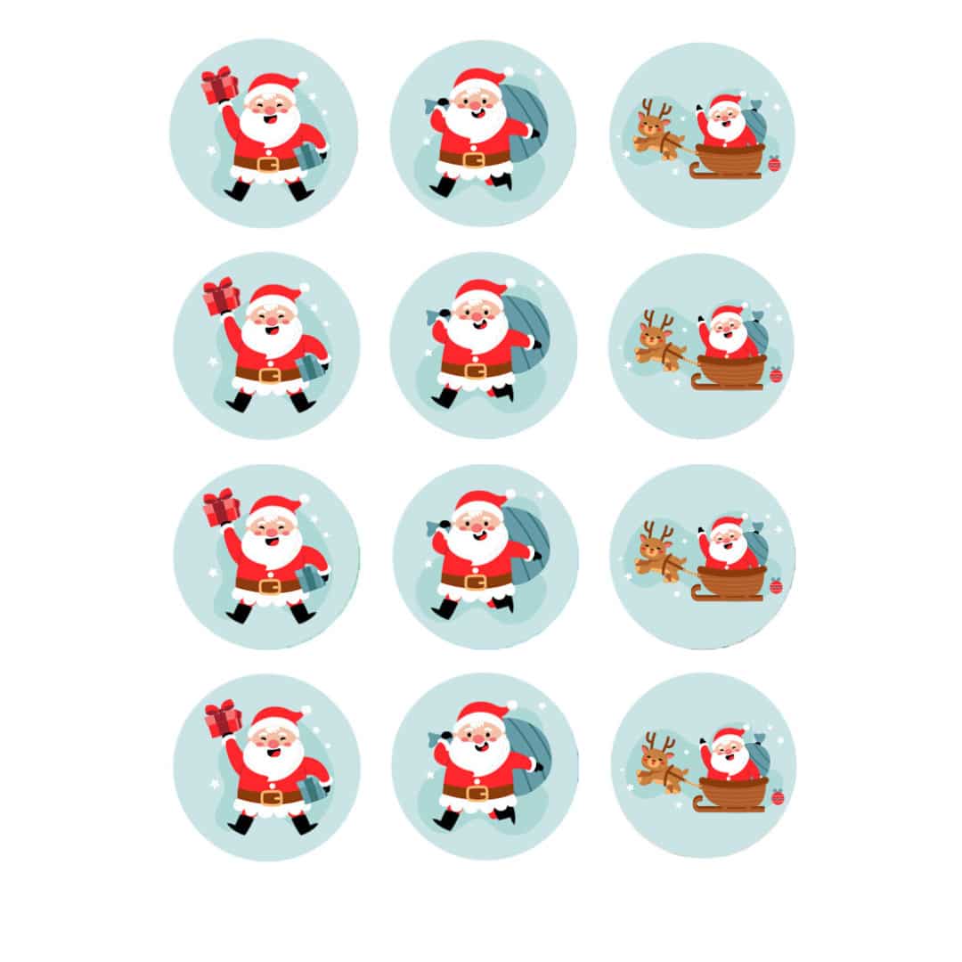 mini-dischi-zucchero-babbo-natale