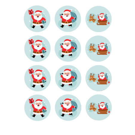 mini-dischi-zucchero-babbo-natale