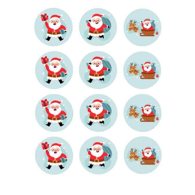 mini-dischi-zucchero-babbo-natale