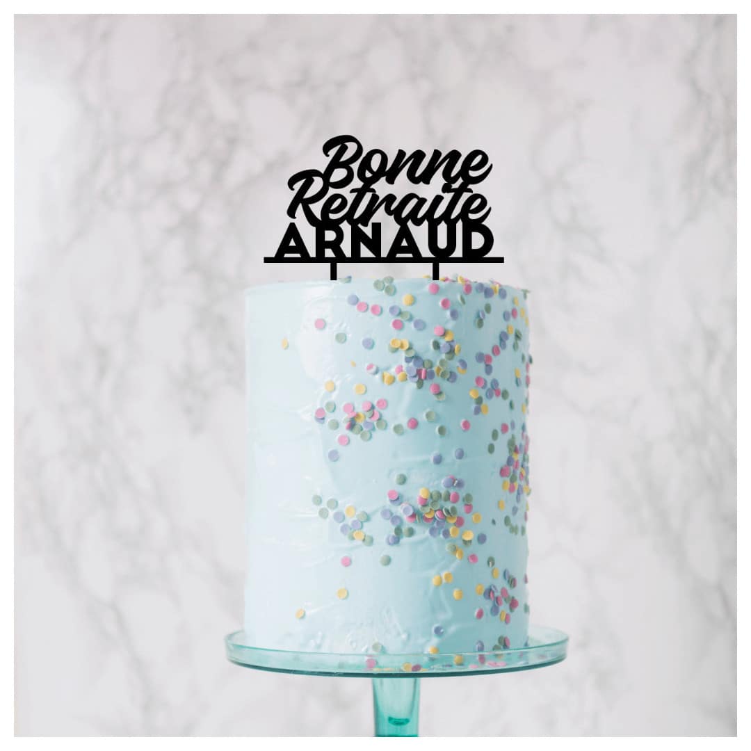 cake topper-buona-pensione-personalizzabile