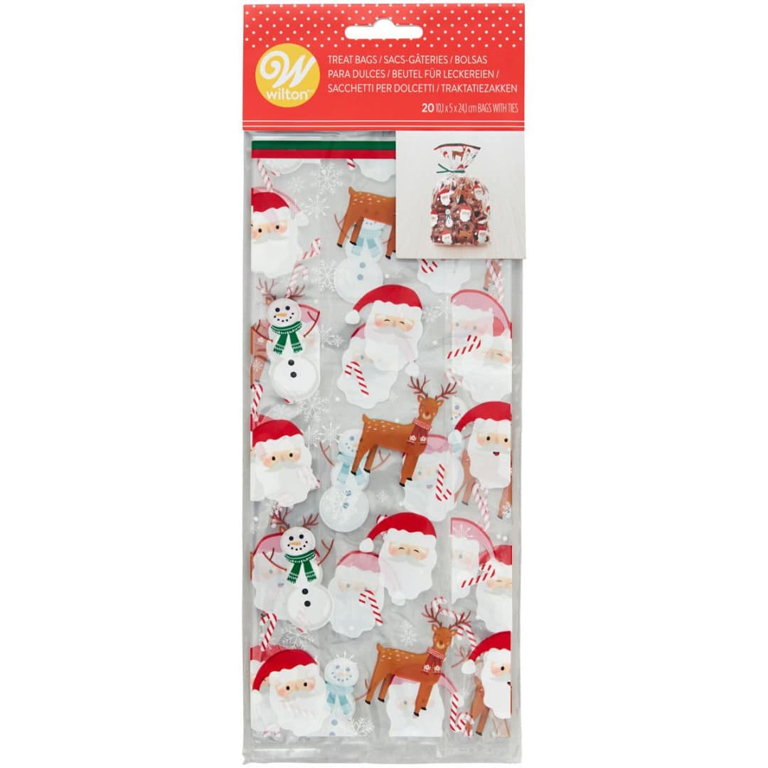 20 sacchetti-di-dolci-babbo-natale-e-pupazzo-di-neve