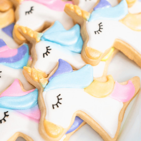 biscotto unicorno con funcakes glassa reale