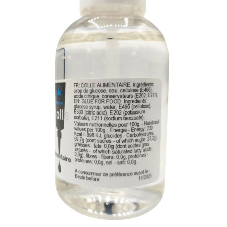 Colla alimentare con pennello 63 gr | Top setoso