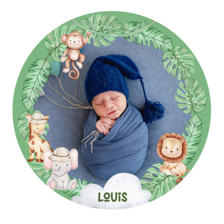 foto-commestibile-rotondo-personalizzabile-jungle-baby