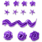 decorazione realizzata con bocchetta a fiore