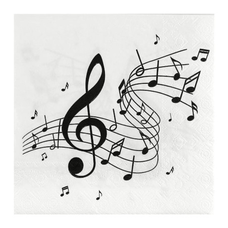 tovaglioli con note musicali