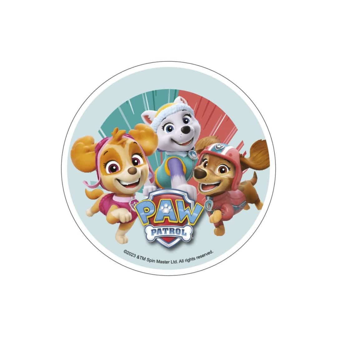 Disco di zucchero Paw Patrol 20 cm