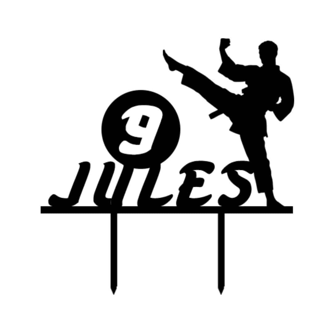 cake-topper-karate-man-personalizzabile