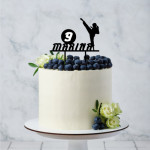 cake-topper-arte-marziale-donna-personalizzabile