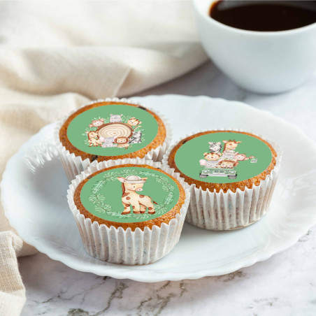 mini-dischi-commestibili-jungle-baby-cupcake