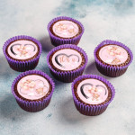 12-Mini-dischi-di-zucchero-baby-shower-bambina-cupcake-5cm