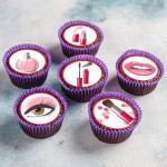 12 dischi di cupcakes di zucchero