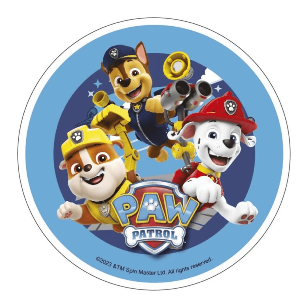 disco per torta Paw Patrol