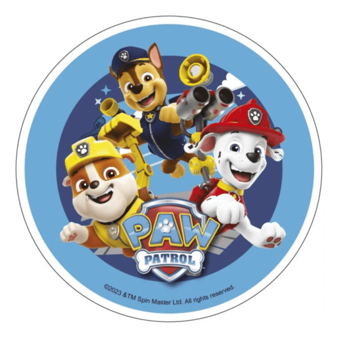 disco per torta Paw Patrol