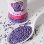 Mini palline di zucchero viola - funcakes