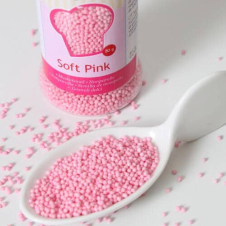 Mini palline di zucchero rosa