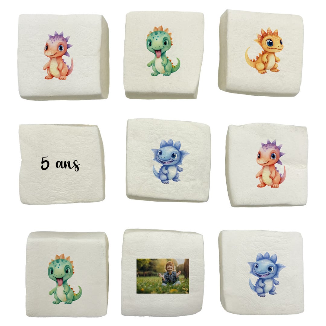 marshmallow dinosauro personalizzati