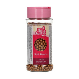 Perle di zucchero color bronzo dorato