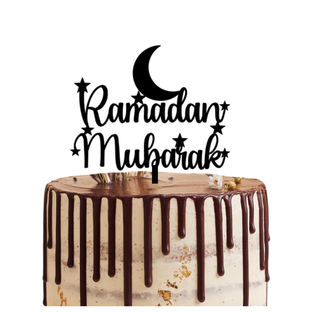 decorazione per torta ramadan mubarak