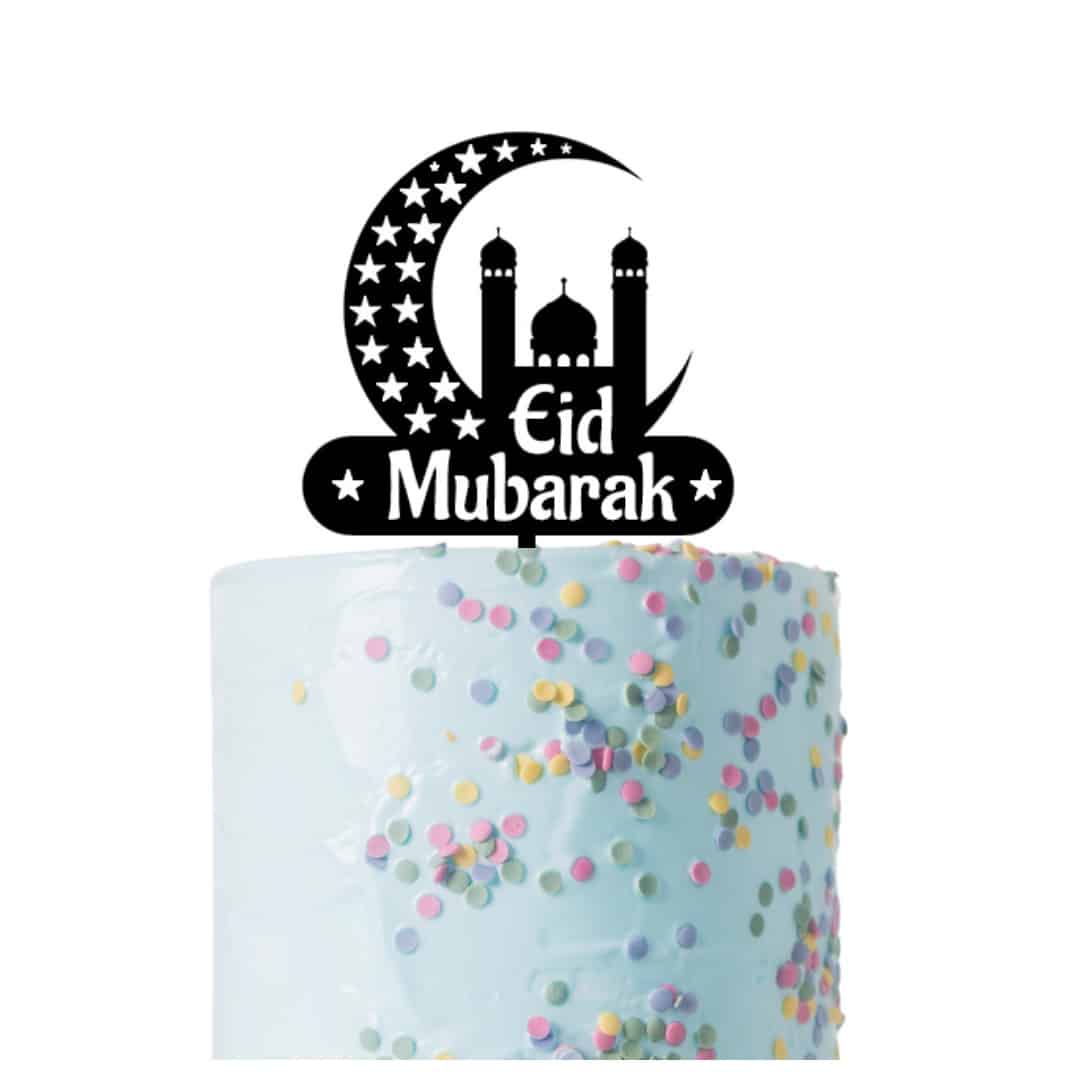 decorazione per torta eid mubarak