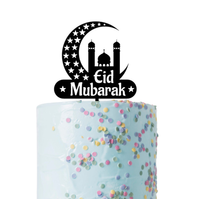 decorazione per torta eid mubarak