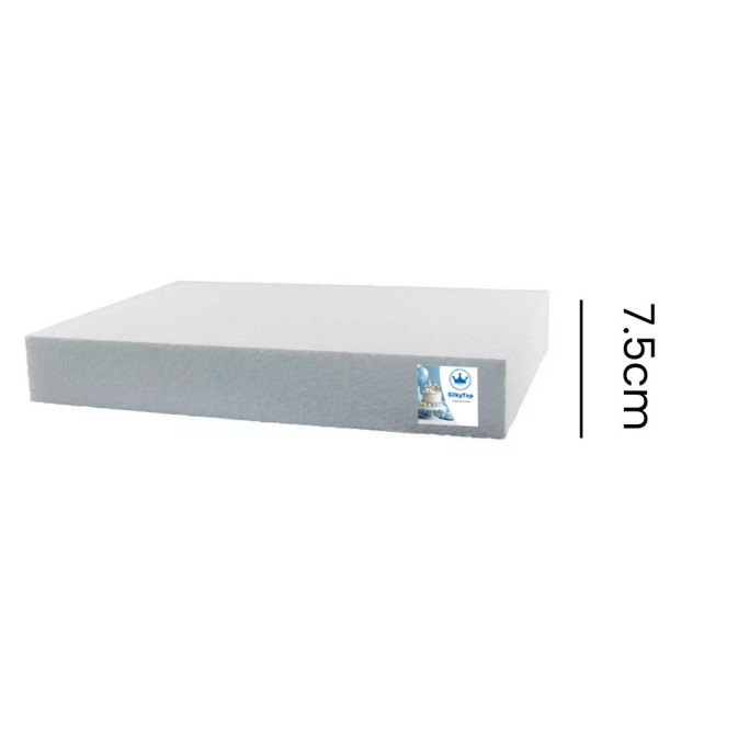base per torta setosa rettangolare alta 7,5 cm