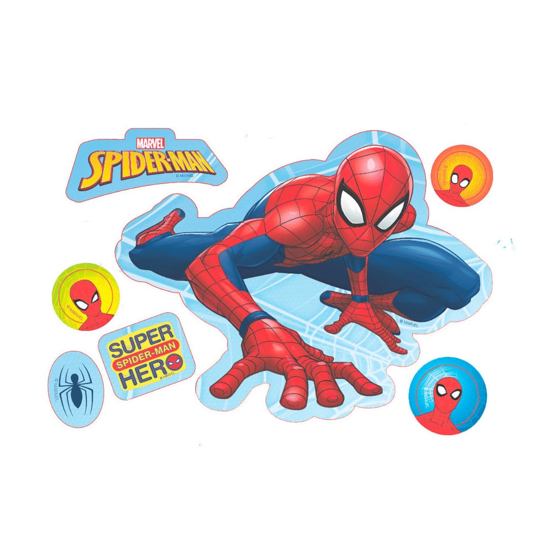 Foglio ayzme pretagliato di Spider Man