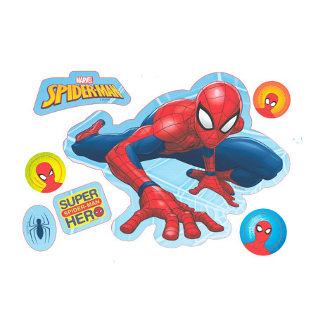 Foglio ayzme pretagliato di Spider Man
