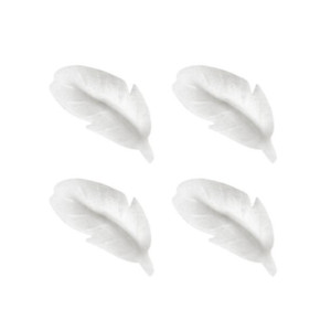 piume di zucchero bianco