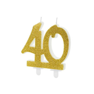 candela-40-anni-oro