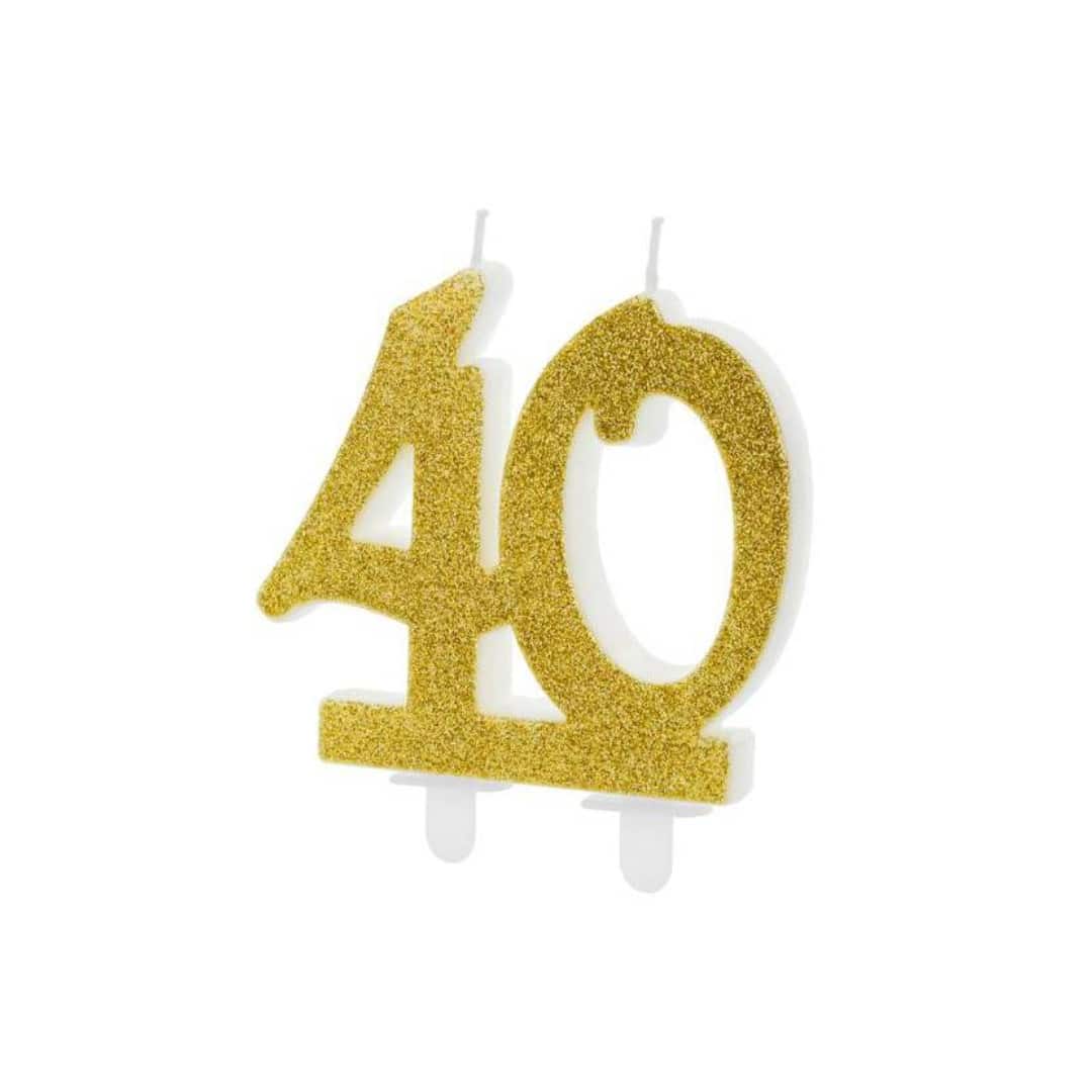 candela-40-anni-oro