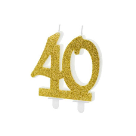 candela-40-anni-oro