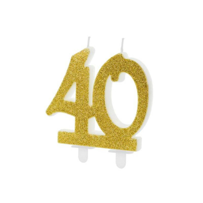 candela-40-anni-oro