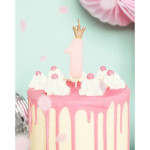torta-bambina-1 anno-rosa